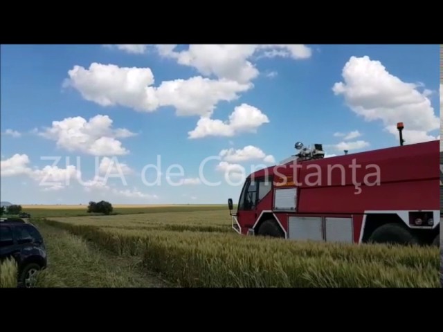 Imagini cu MiG-ul prabusit