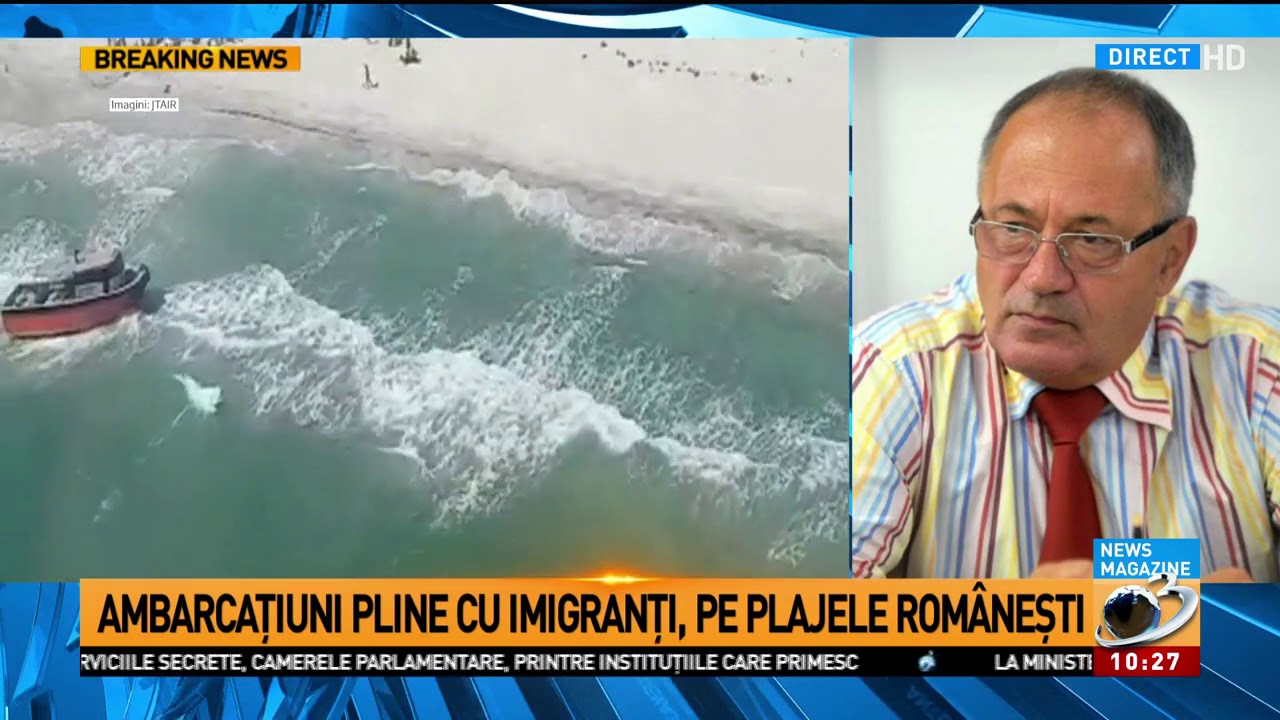Vase cu imigranti invadeaza plajele romanesti