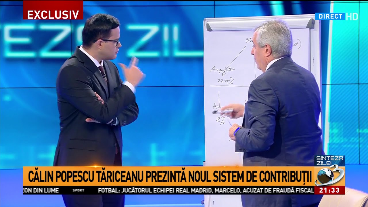 Tariceanu explica noul sistem de impozitare. Ministrul de finante nu e capabil