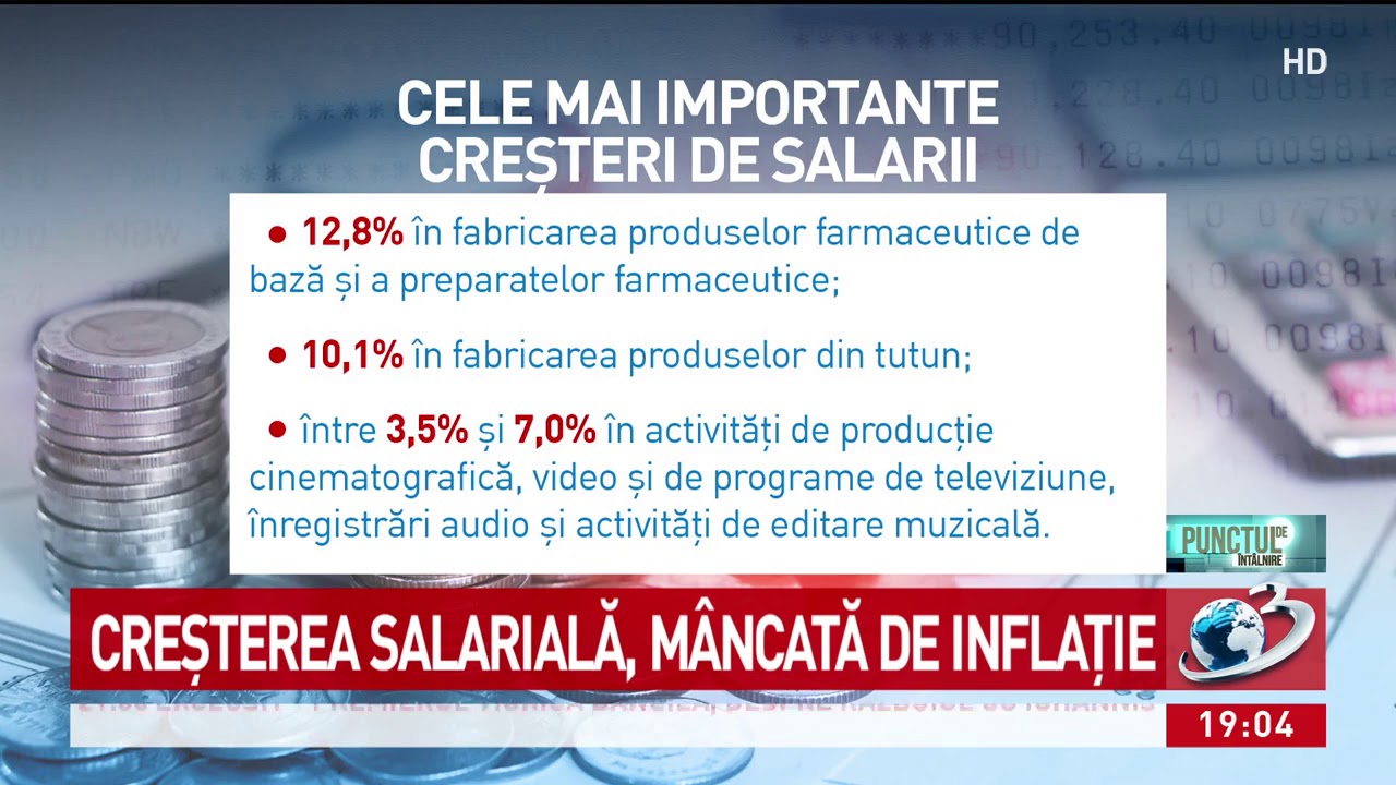 Ce spune Statistica despre cresterile salariale