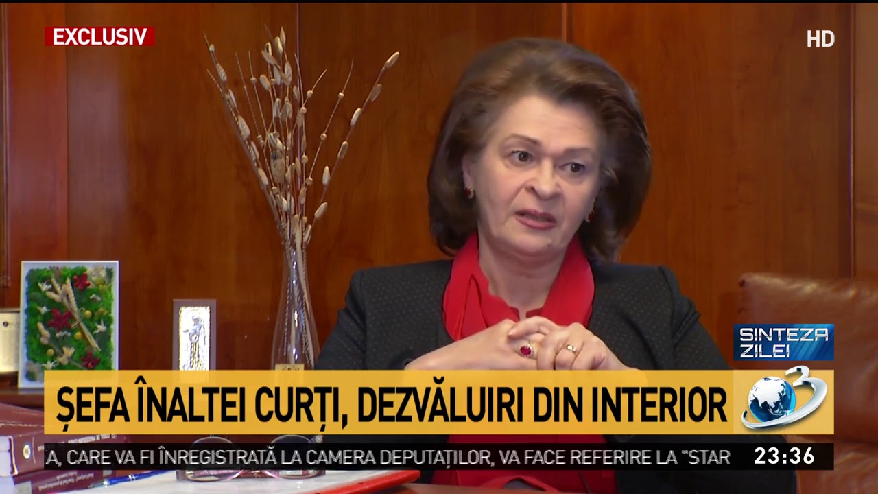 Miscare spectaculoasa a Președintelui Înaltei Curți de Casație și Justiție