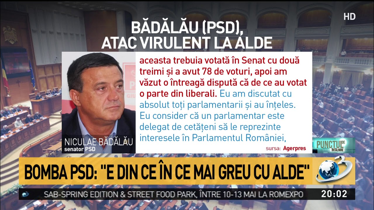 Lider PSD : e din ce in ce mai greu sa guvernam cu ALDE