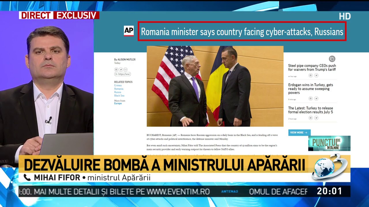 Ministrul apararii, amanunte despre agresiunile Rusiei la adresa Romaniei