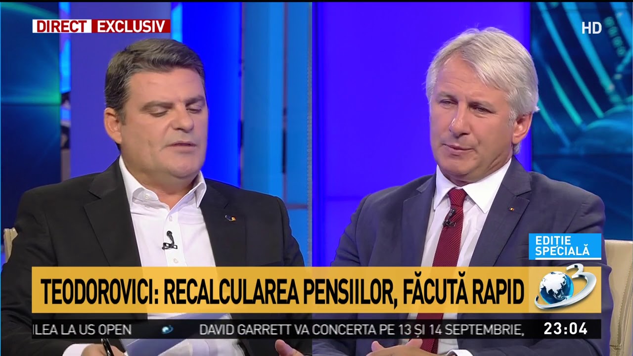 Teodorovici spune ce se va intampla cu legea pensiilor