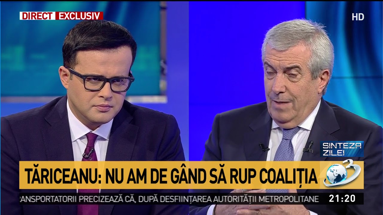 Tăriceanu la Antena 3 : “Nu am de gând !”