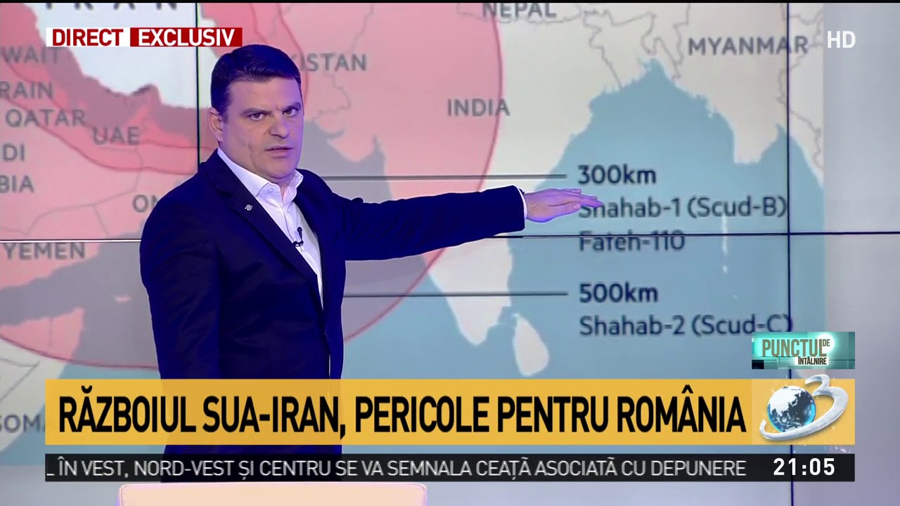 Rachetele balistice iraniene Shahab-3 au raza pana in Romania