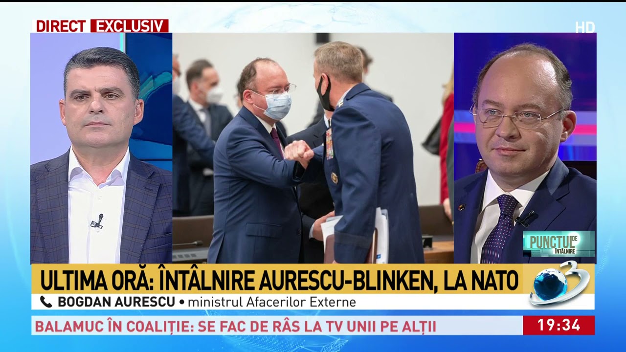 Intalnire Aurescu-Blinken. Anunt despre vizele pentru SUA