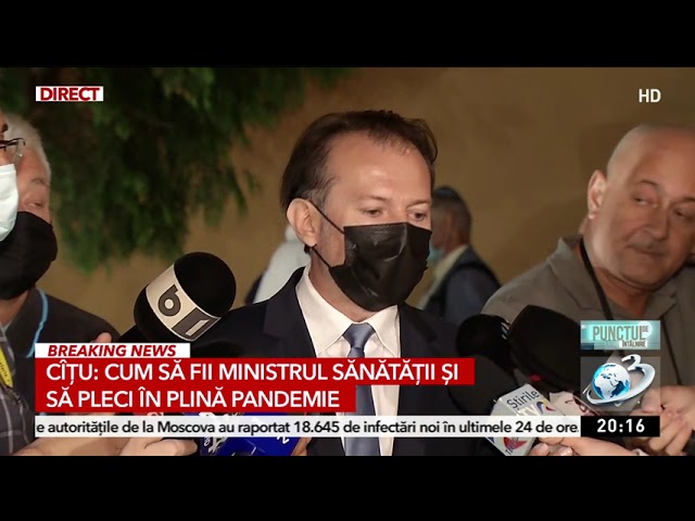 Reactia premierului Citu la demisia ministrilor USR : “S-au comportat ca niste copii rasfatati”