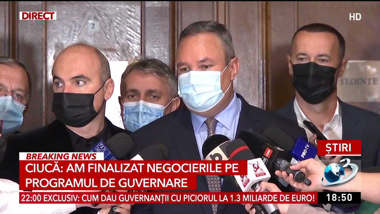 Nicolae Ciuca reuseste sa aduca intelegerea intre PNL, PSD si UDMR