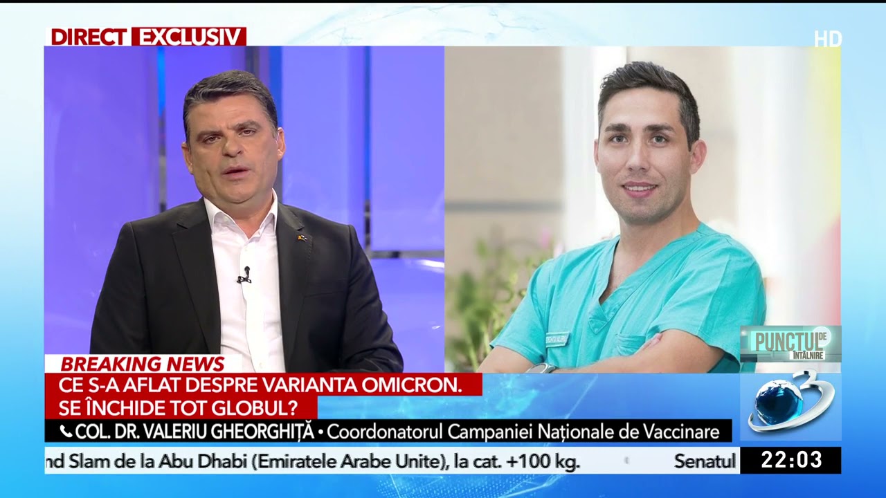 Doctorul Valeriu Gheorghita, evaluari importante despre Omicron