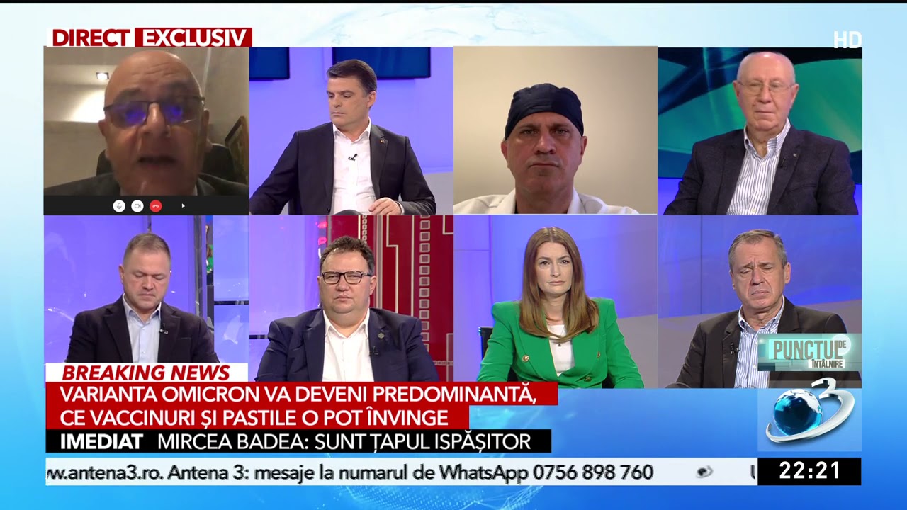 Varianta Omicron va înlocui Delta. Raed Arafat: “Putem avea şi alte mutaţii îngrijorătoare”