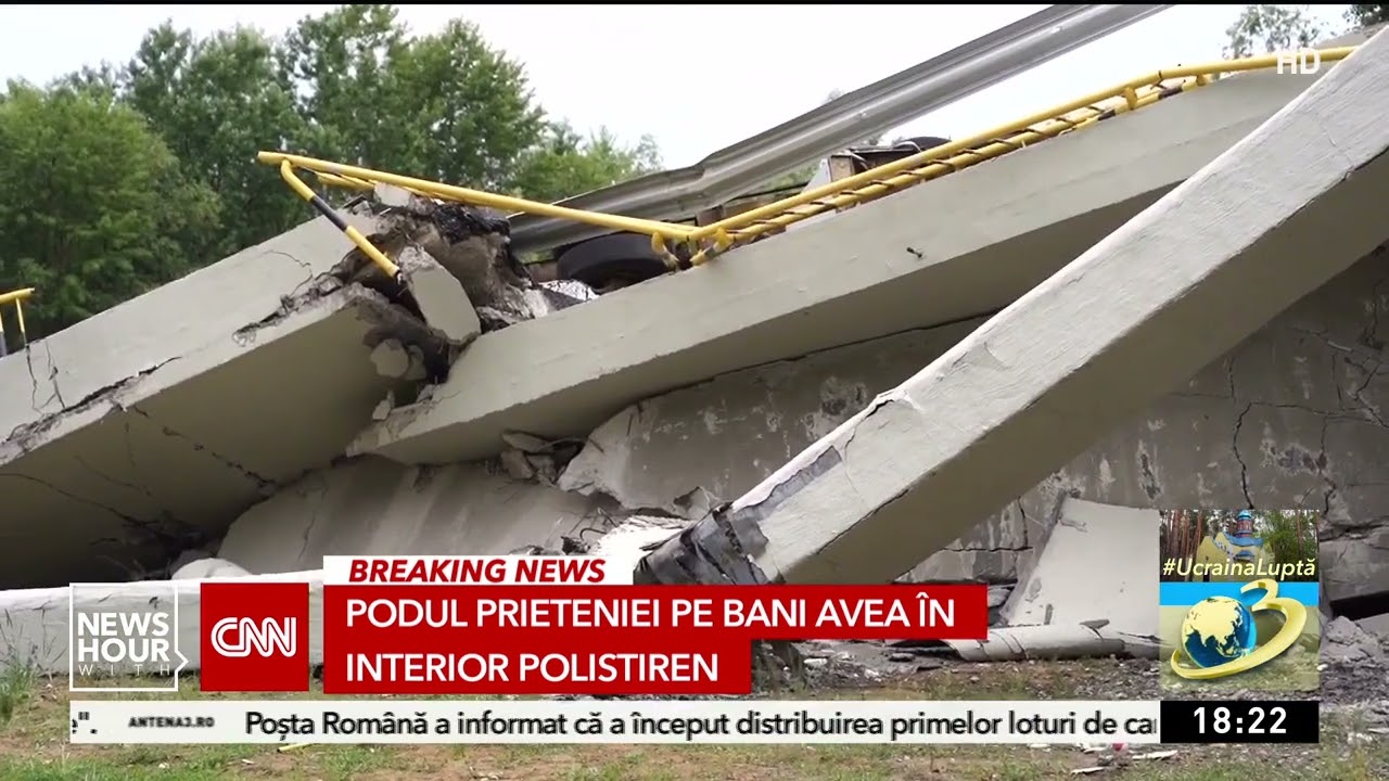 Socant : ce s-a găsit în podul prăbuşit de la Luţca