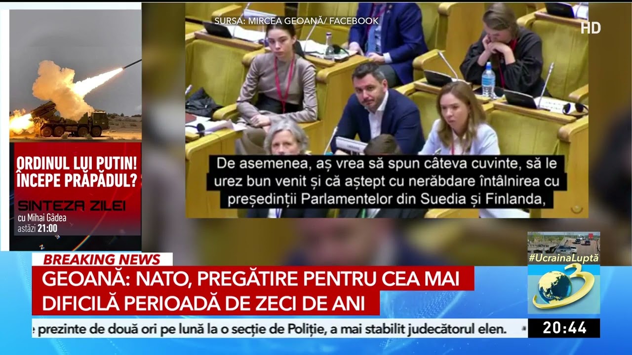 Mircea Geoană : Războiul ne-a adus cea mai dificilă perioadă din ultimele decenii