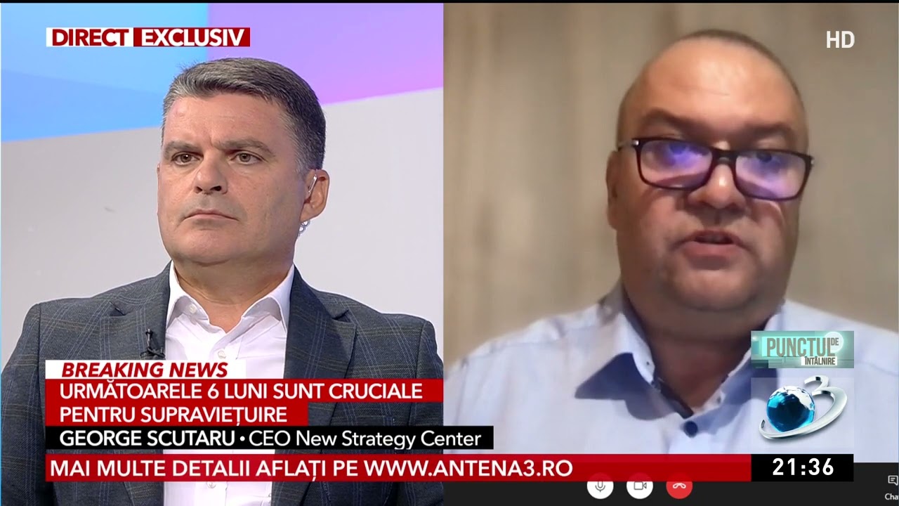 George Scutaru, CEO New Strategy Center : Sa fim foarte atenti la ofensiva de toamna a razboiului Rusiei