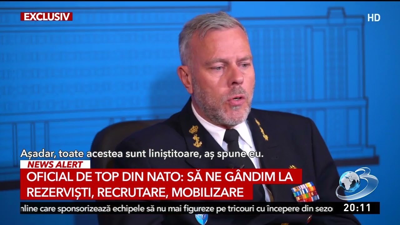 Preşedintele Comitetului Militar al NATO, Amiralul Rob Bauer, dezvăluiri despre contraofensiva Ucrainei și planurile Rusiei