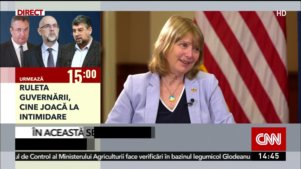Ambasadorul SUA la București : e o mare plăcere să vorbesc limba română