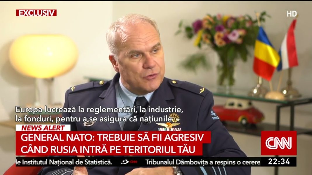 Șeful Armatei Olandeze pentru Antena 3 CNN : “Când Rusia e în spatele atacurilor hibride, NATO trebuie să răspundă”