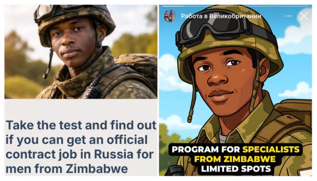 Rețelele rusești de recrutare a tinerilor africani