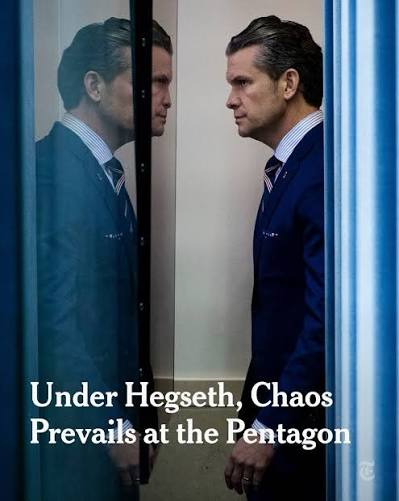 Hegseth amplifică haosul de la Pentagon